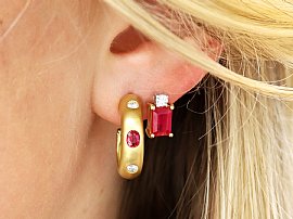 gemstone earrings 