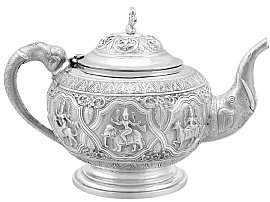 Indian Silver Teapot