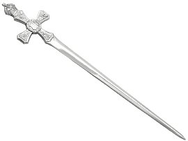 Sterling Silver Queen Elizabeth II Commemorative Letter Opener