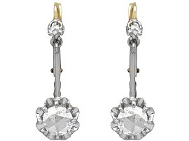 Dutch Cut Diamond Earrings