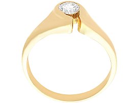 Unusual Diamond Solitaire Ring 