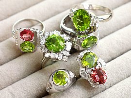 peridot rings 