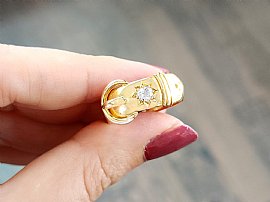 gold buckle ring 