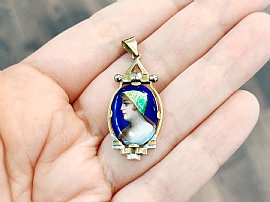 enamel pendant 