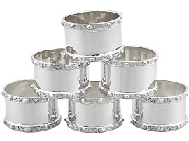 Boxed Silver Napkin Rings