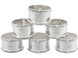 Boxed Silver Napkin Rings