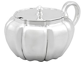 Mustard Pot in sterling silver