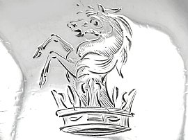 Silver Mustard Pot Crest