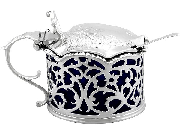 Edward Farrell Silver Mustard Pot