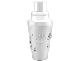 Chinese Silver Cocktail Shaker 