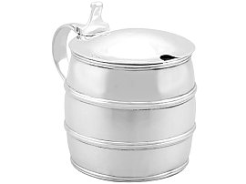 Silver Mustard Pot