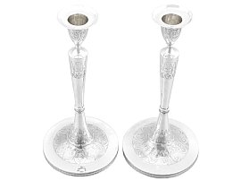 Silver Candlesticks from Austria