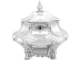 Victorian Sterling Silver Tea Caddy; C8587