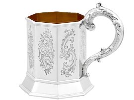 newcastle silver mug