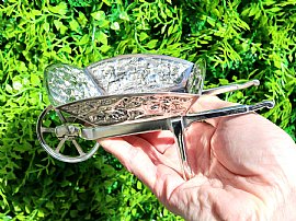 Silver Wheelbarrow Dishes