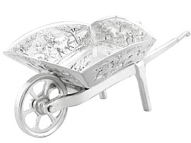 Silver Wheelbarrow Dishes