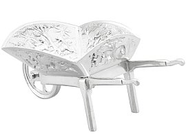 Silver Wheelbarrow Dishes