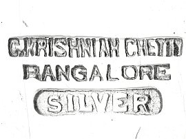 Silver Wheelbarrow Dishes marking