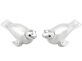 Victorian Novelty Sterling Silver Peppers