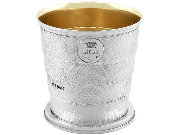 Victorian Silver Collapsible Beaker