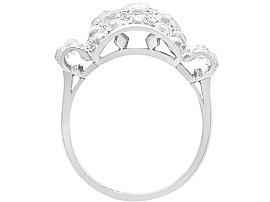 Art Deco Diamond Dress Ring Platinum
