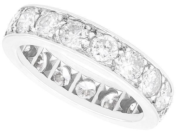 2.8 Carat Diamond Eternity Ring for Sale