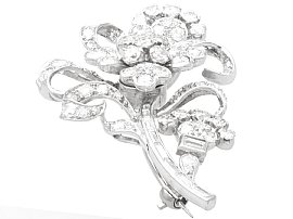 Diamond Floral Bouquet Brooch 