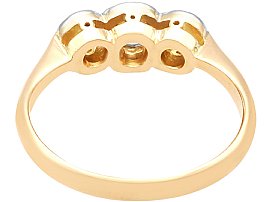 Yellow Gold Diamond Trilogy Ring