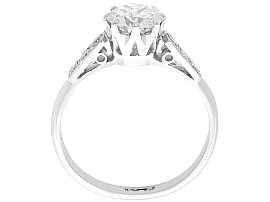 1 Carat Round Brilliant Cut Diamond Ring 