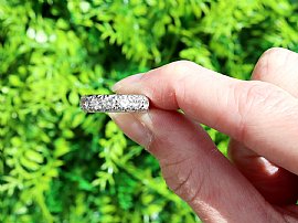 Second Hand White Gold Half Eternity Ring