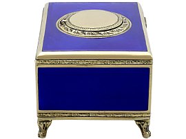 Antique Enamel Music Box