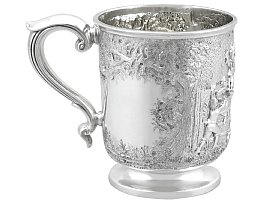 Sterling Silver Mug - Antique Victorian; C8717