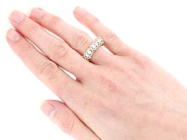 Diamond Eternity Ring On Hand