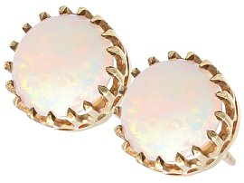 Gold Opal Stud Earrings UK