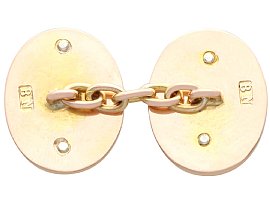 Gold Regimental Cufflinks