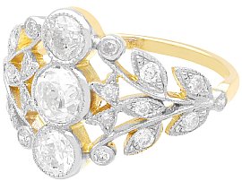 Diamond Dress Ring in Yellow Gold