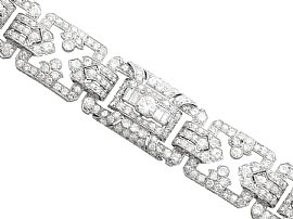 Ladies Diamond Bracelet in Platinum