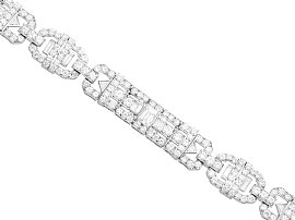 11.75 Carat Diamond Bracelet in Platinum for Sale