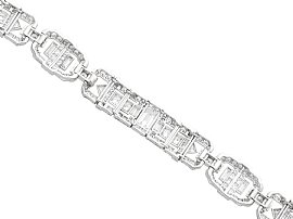 11.75 Carat Diamond Bracelet in Platinum reverse