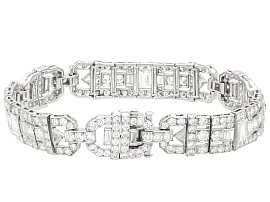 11.75 Carat Diamond Bracelet in Platinum 