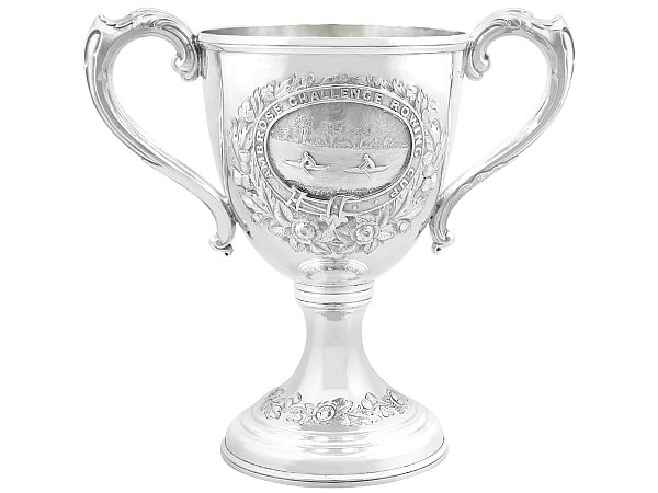 Silver Rowing Cup Trophy