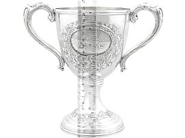 Silver Rowing Cup Trophy