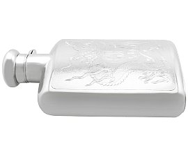 Chinese Silver Hip Flask