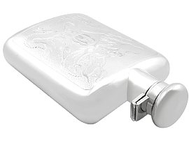 Chinese Silver Hip Flask