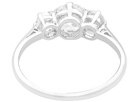 Platinum Three Stone Diamond Ring