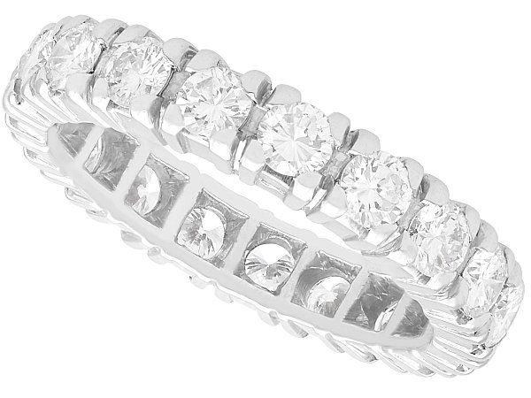 1950s Eternity Ring in White Gold