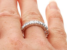 Eternity Ring Being Worn