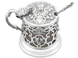 Silver Mustard Pot