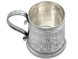 Small Antique Silver Mug