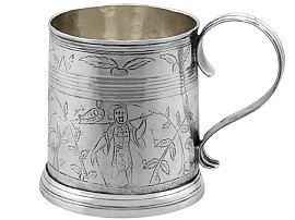 Antique 17th Century Silver Mug